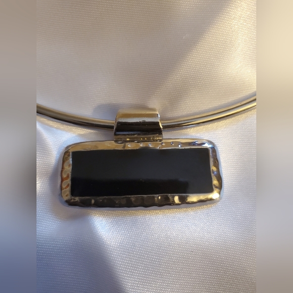 Silver Collar Necklace - Picture 2 of 4